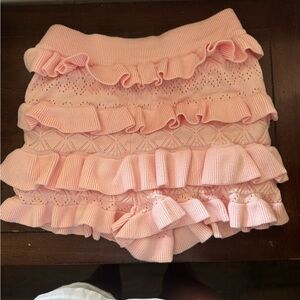 H&M Soft Pink Knit Shorts